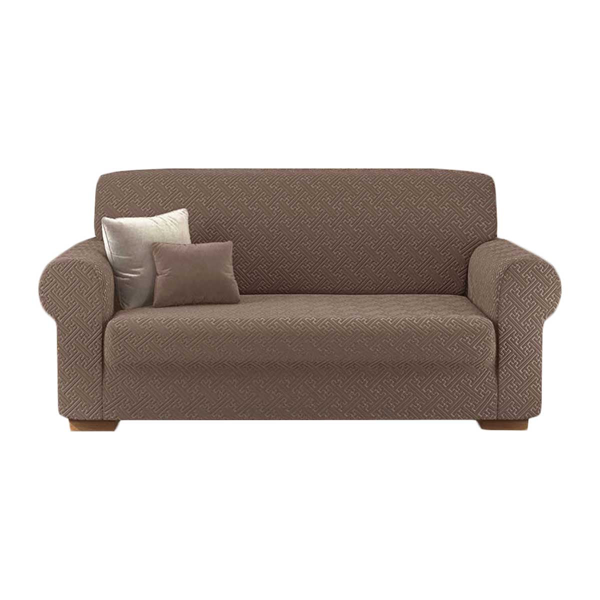Copridivano elasticizzato Bonton marrone