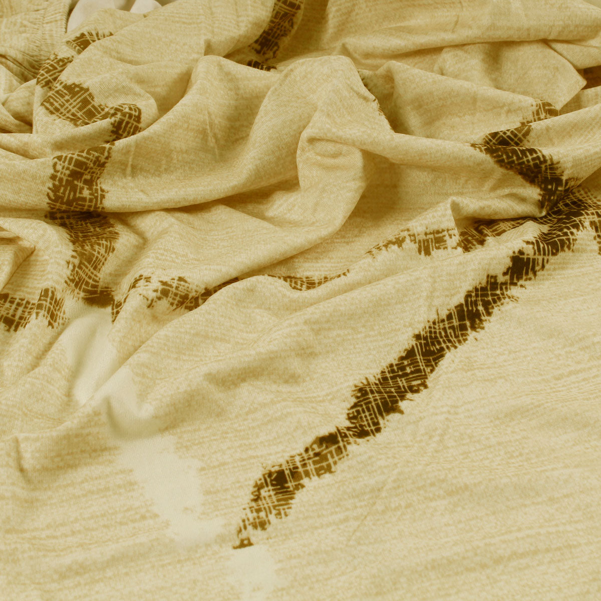 Coprisedie 6 pezzi elasticizzato fantasia marmo beige