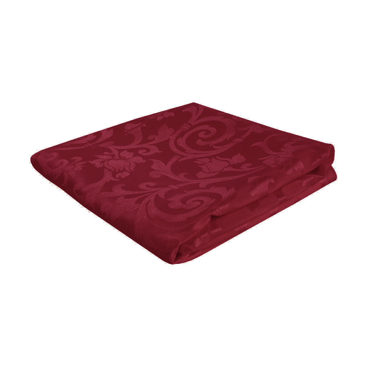 Tessuto raso ghirigori bordeaux