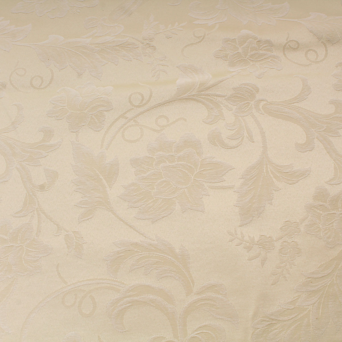 Tessuto pesante broccato - Ramage crema