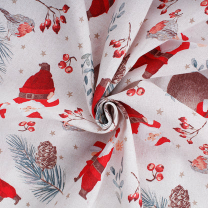 Telo arredo gran foulard natalizio con Babbo Natale