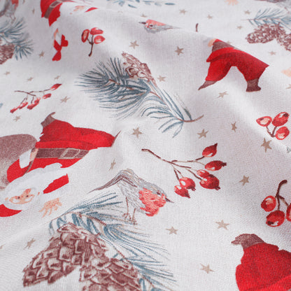 Telo arredo gran foulard natalizio con Babbo Natale