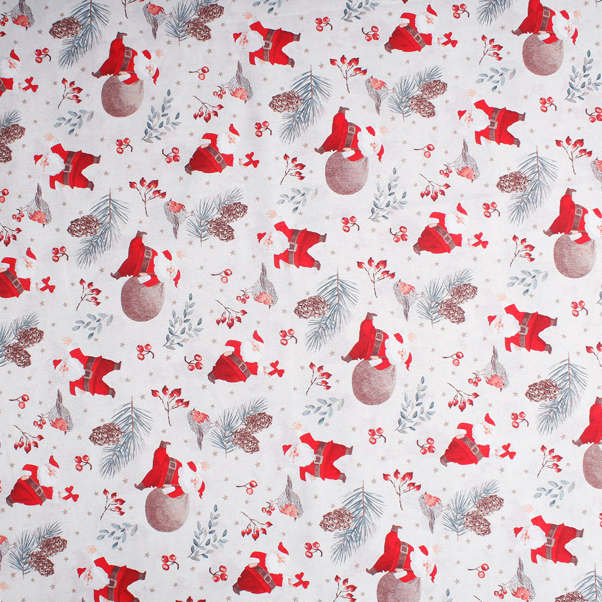 Telo arredo gran foulard natalizio con Babbo Natale