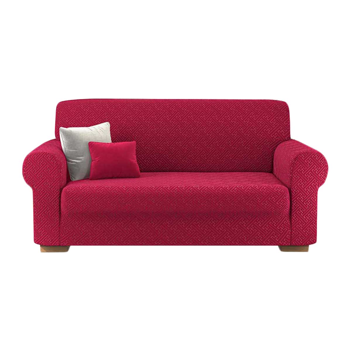 Copridivano elasticizzato Bonton bordeaux