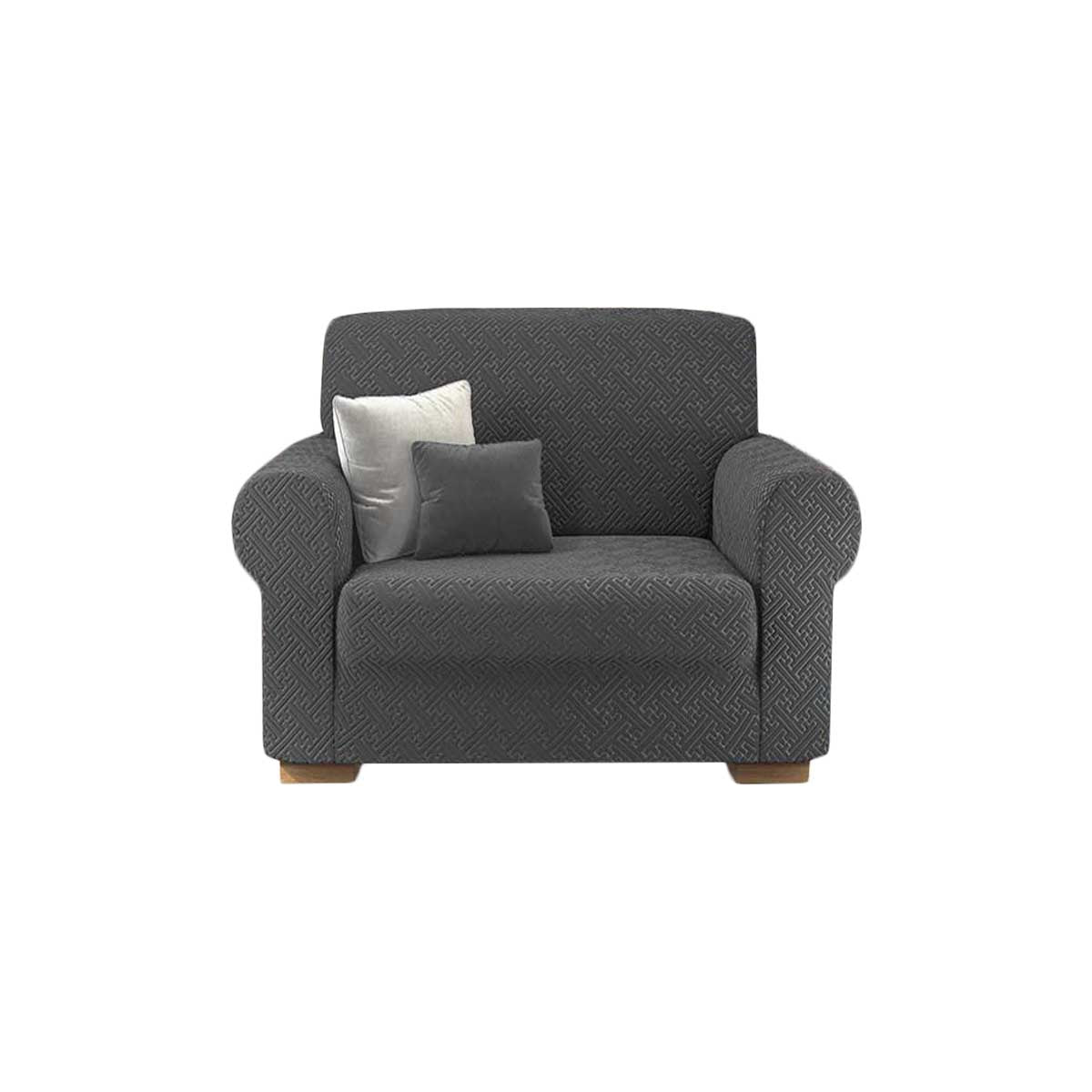 Copridivano elasticizzato Bonton grigio