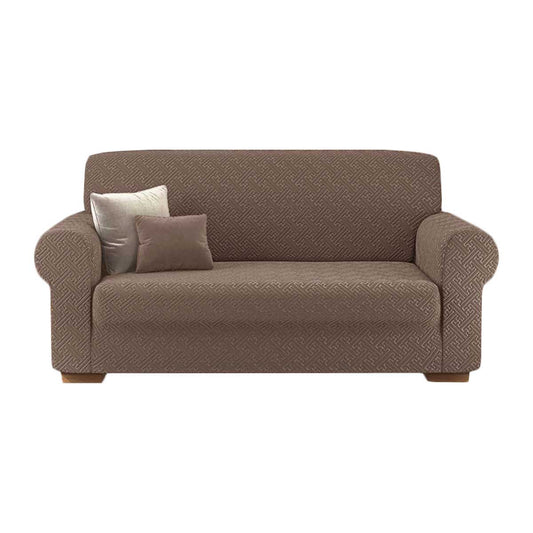Copridivano elasticizzato Bonton marrone