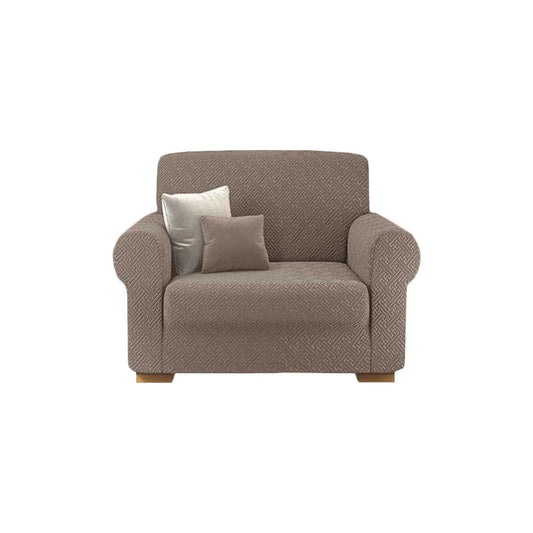 Copridivano elasticizzato Bonton tortora