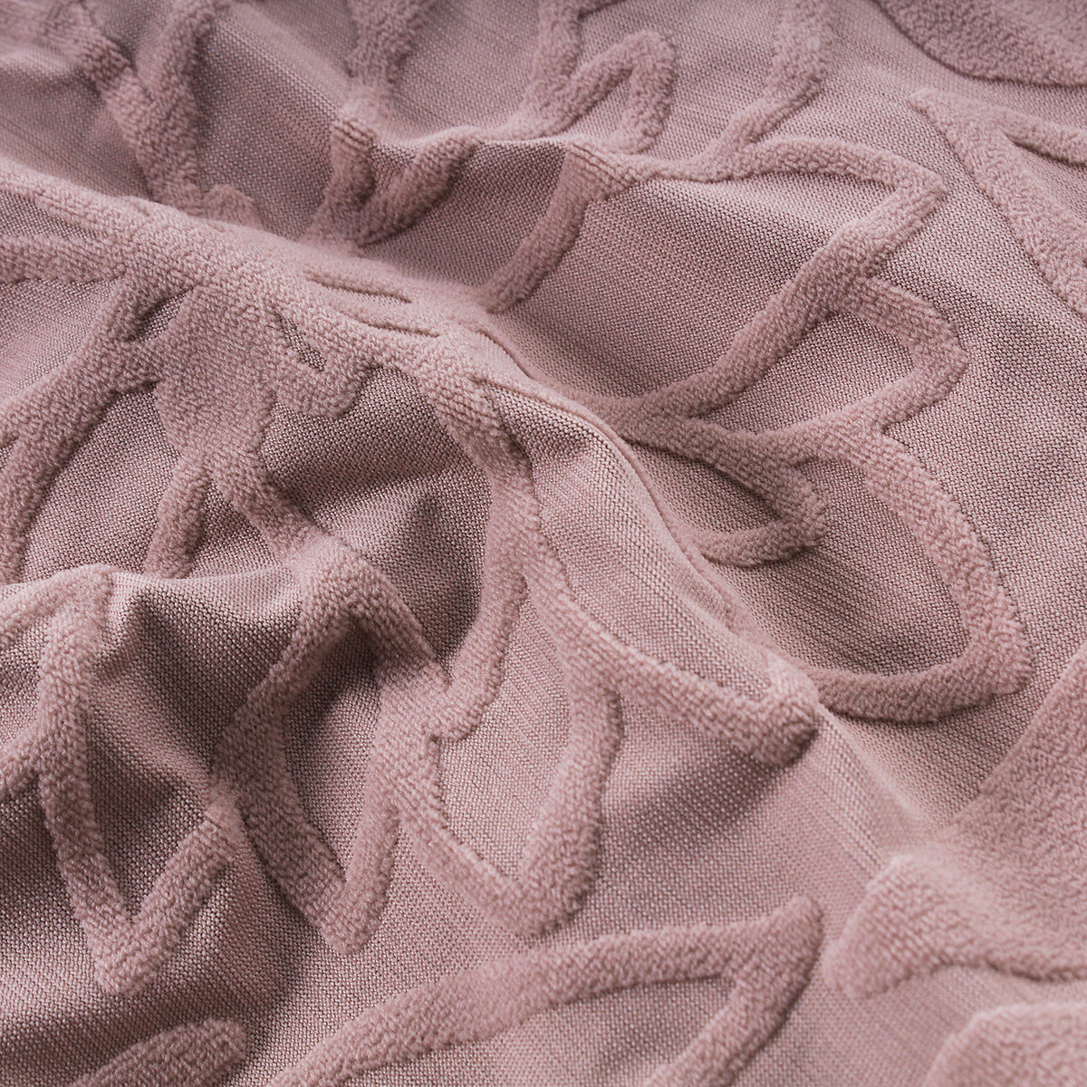 Copridivano elasticizzato floreale Boutique cipria