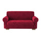 Copridivano elasticizzato floreale Boutique bordeaux