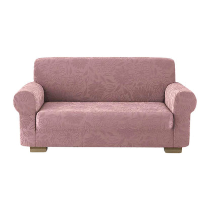 Copridivano elasticizzato floreale Boutique cipria