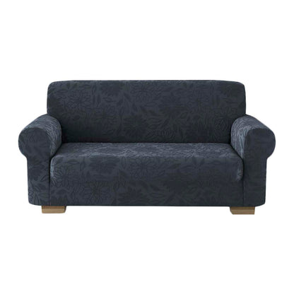 Copridivano elasticizzato floreale Boutique grigio