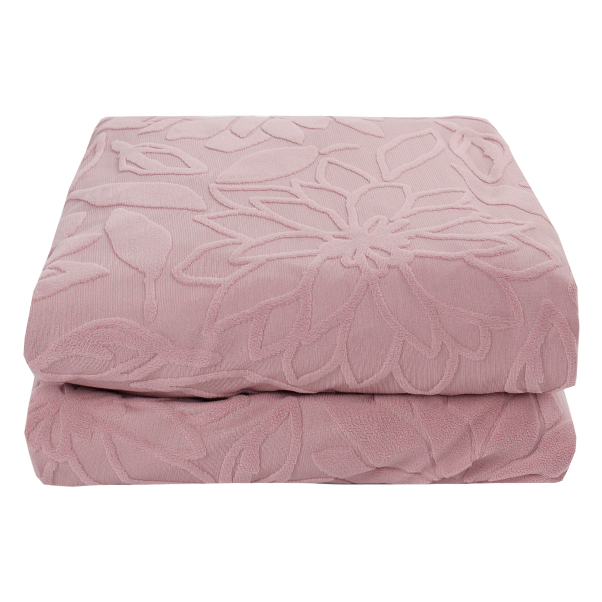Copridivano elasticizzato floreale Boutique cipria