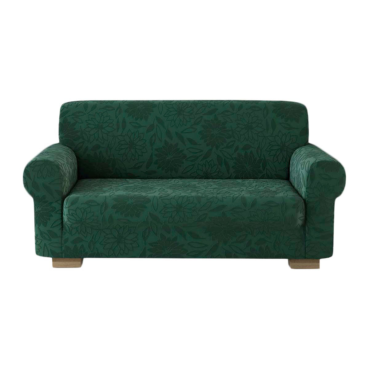 Copridivano elasticizzato floreale Boutique verde