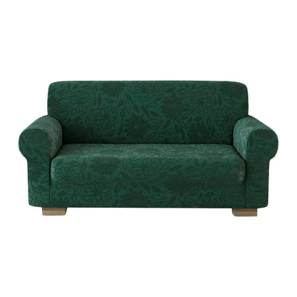 Copridivano elasticizzato floreale Boutique verde