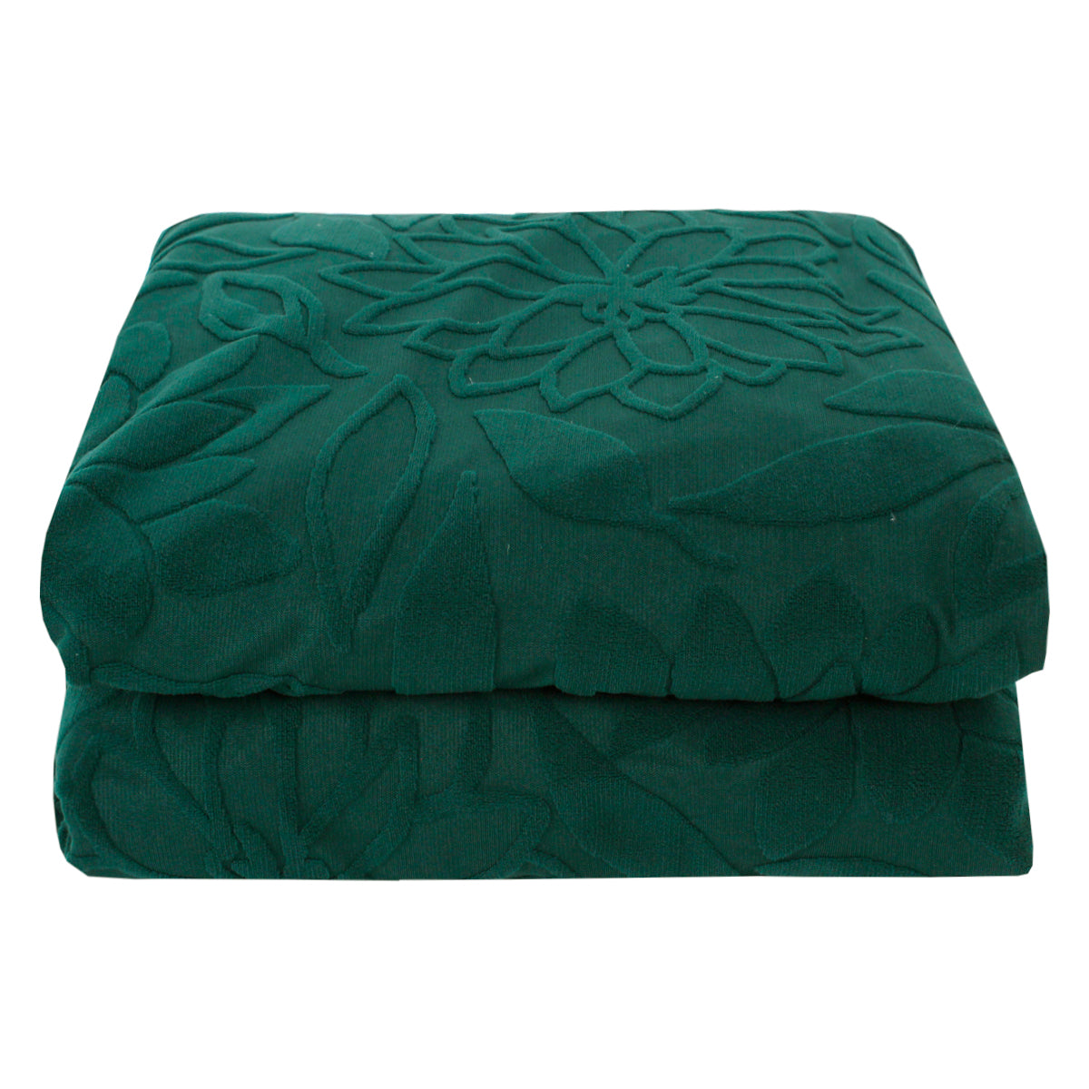Copridivano elasticizzato floreale Boutique verde
