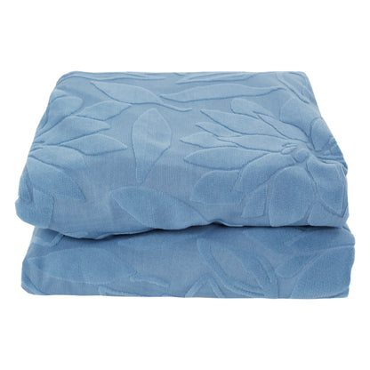 Copridivano elasticizzato floreale Boutique azzurro
