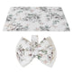 Set coprifuochi e copriforno - Fiocco grigio