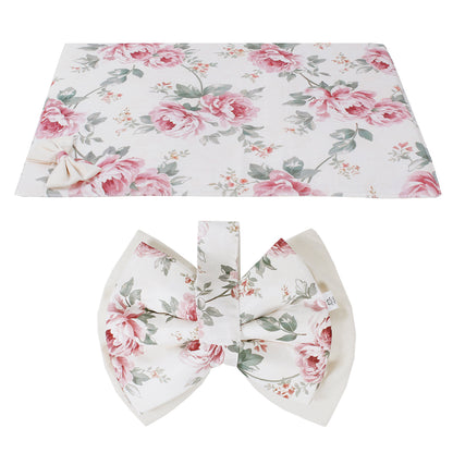 Set coprifuochi e copriforno - Fiocco rosa