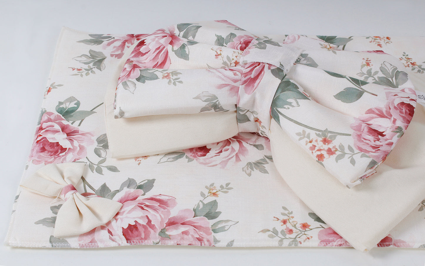 Set coprifuochi e copriforno - Fiocco rosa