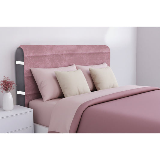 Copritestata imbottita in velluto rosa
