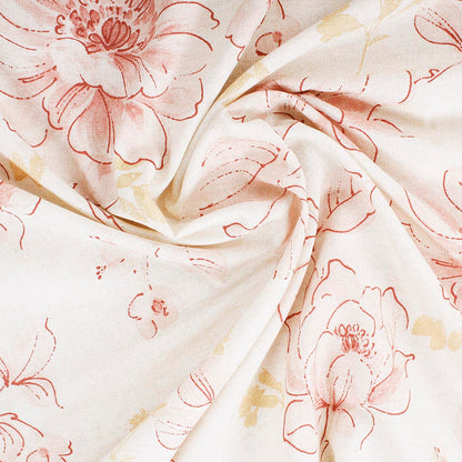 Telo arredo gran foulard floreale Cornelia