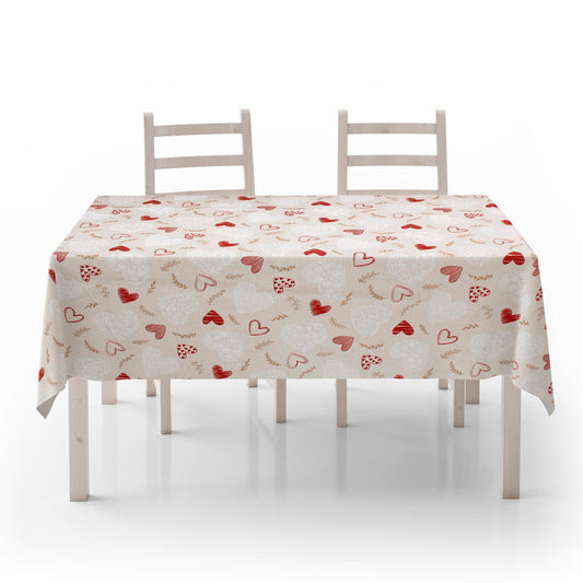 Tovaglia fantasia cuori Cupido