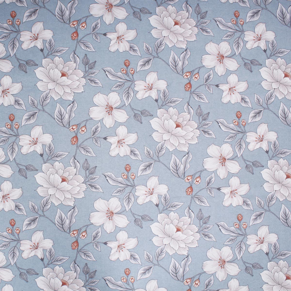 Tessuto cotone floreale Eden