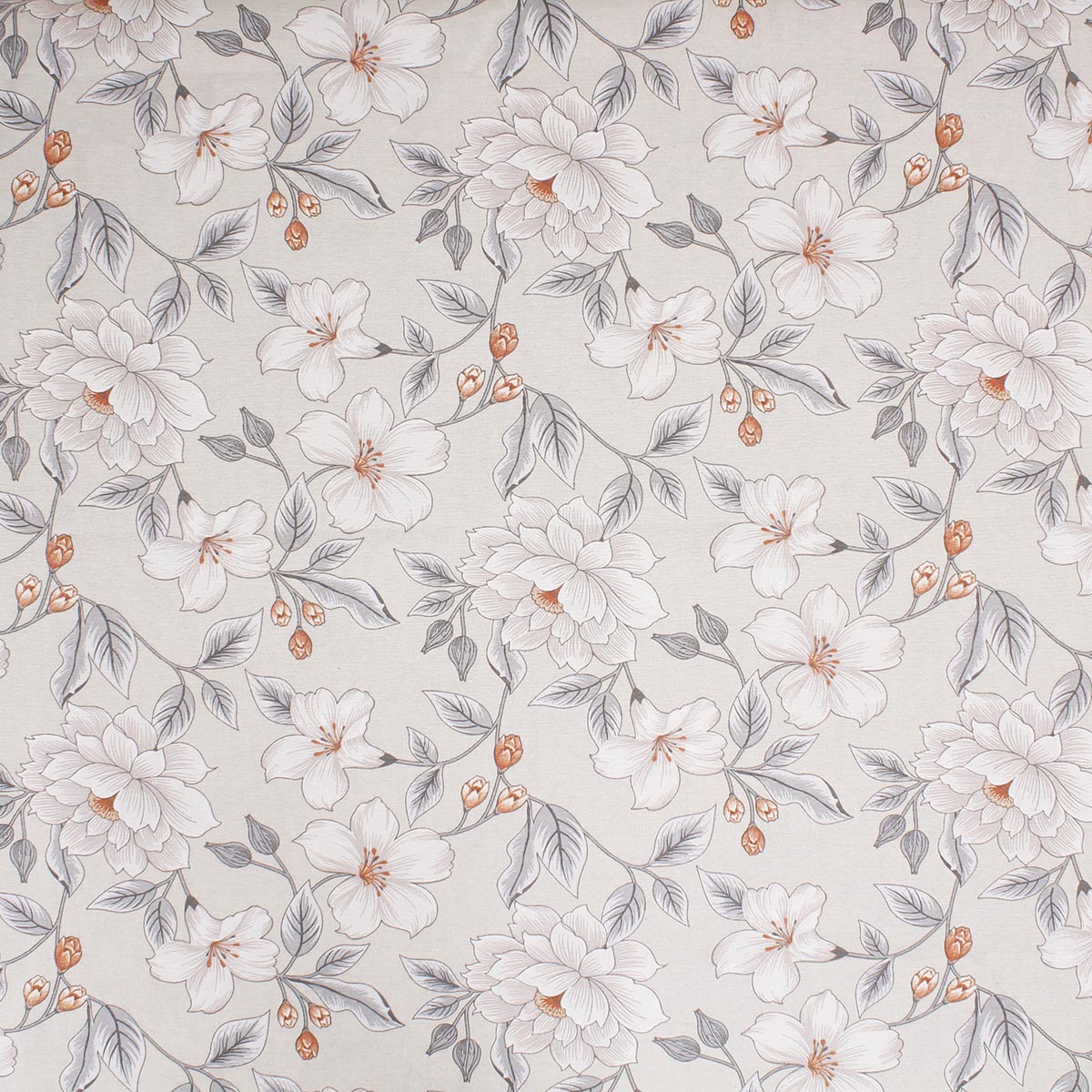 Tessuto cotone floreale Eden