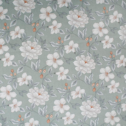 Tessuto cotone floreale Eden