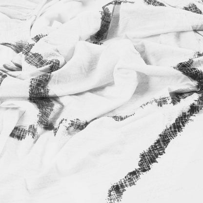 Coprisedie 6 pezzi elasticizzato fantasia marmo bianco