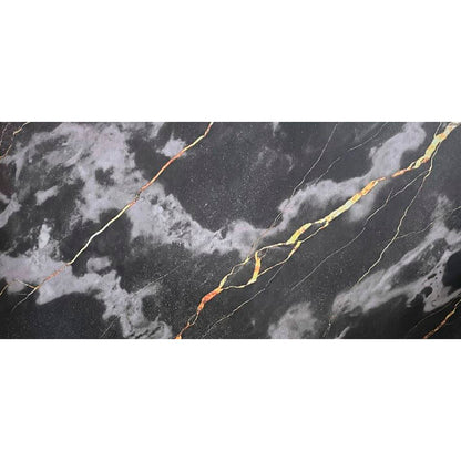 Tappeto antiscivolo fantasia marmo nero
