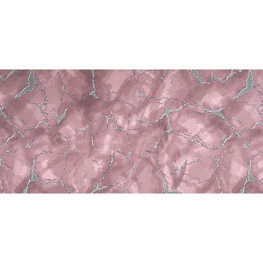 Tappeto antiscivolo fantasia marmo rosa