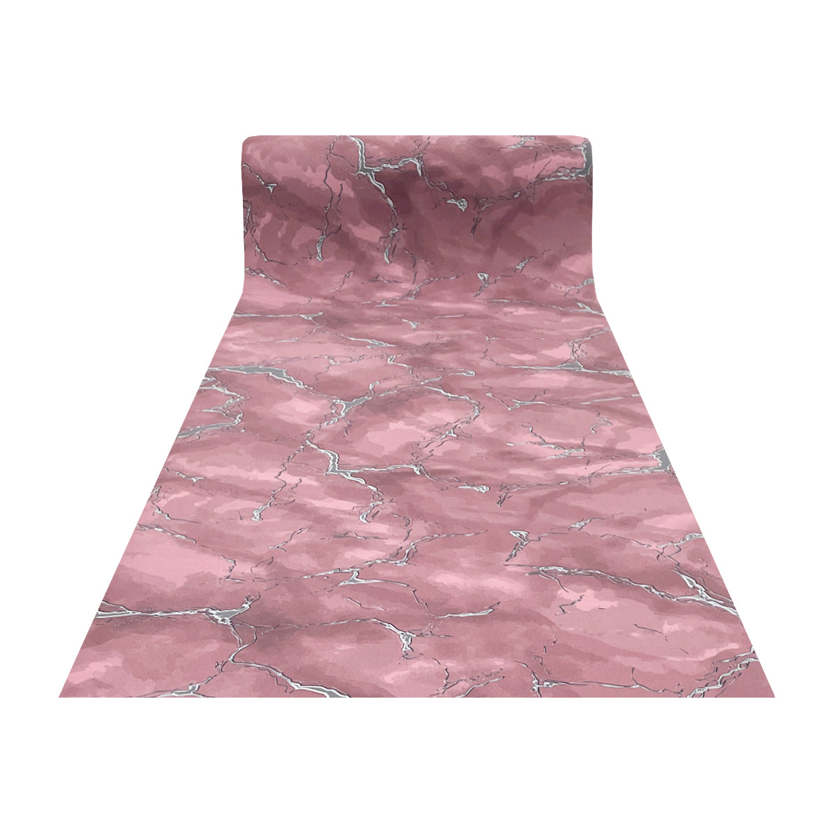 Tappeto antiscivolo fantasia marmo rosa