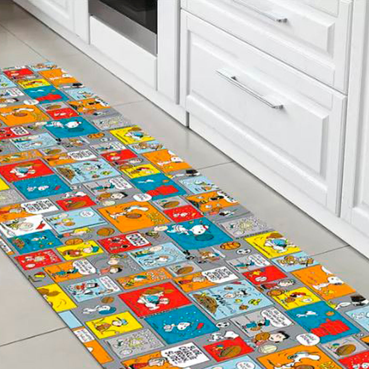 Tappeto antiscivolo fantasia Snoopy fumetto