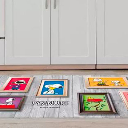 Tappeto antiscivolo fantasia Snoopy quadro
