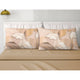 Completo lenzuola in cotone beige Gladis
