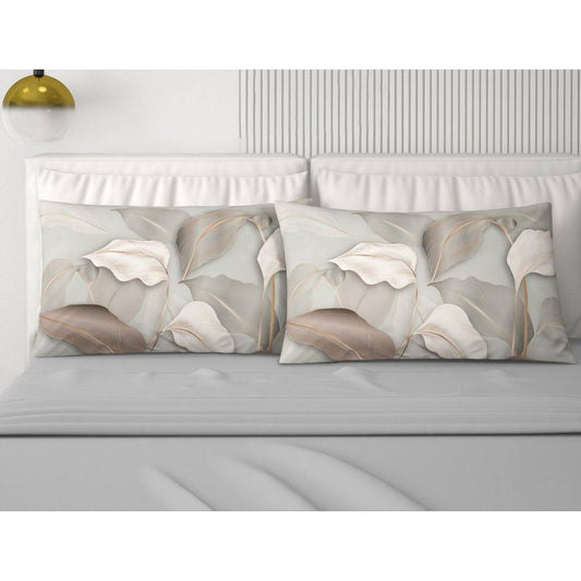 Completo lenzuola in cotone grigio Gladis