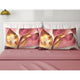 Completo lenzuola in cotone rosa Mary