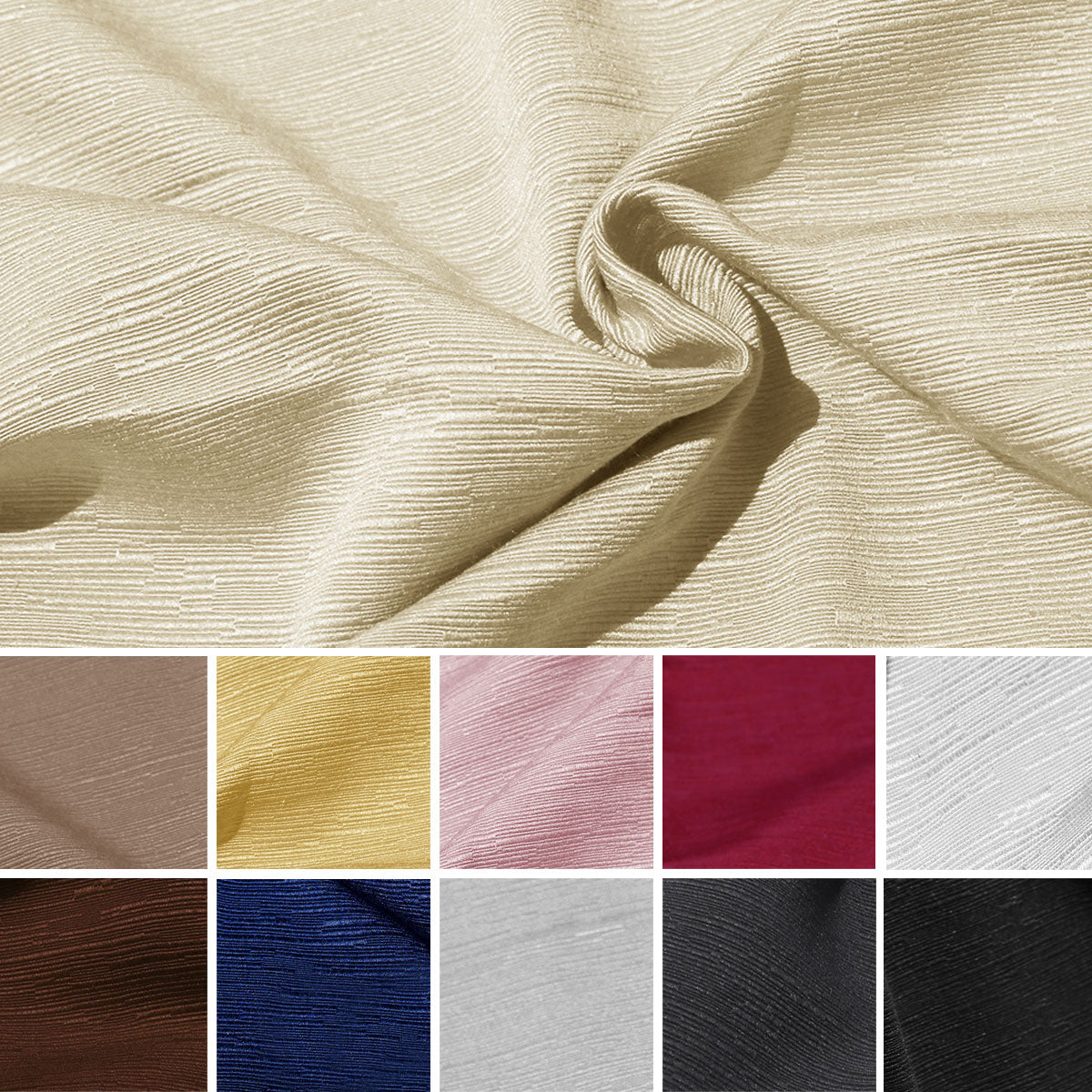 Tessuto ottoman tinta unita