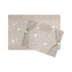 Set coprifuochi e copriforno con cuori beige