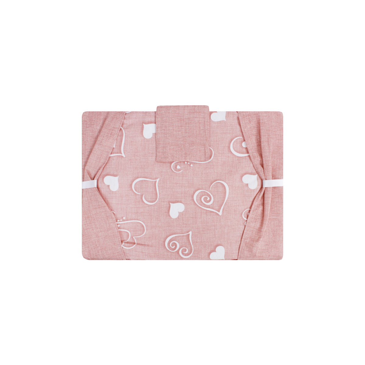 Set coprifuochi e copriforno con cuori rosa