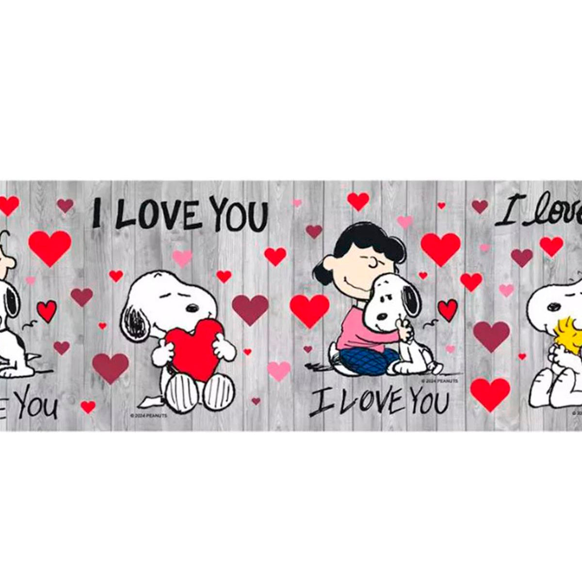 Tappeto antiscivolo fantasia Snoopy love