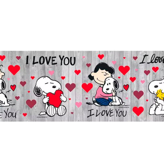 Tappeto antiscivolo fantasia Snoopy love