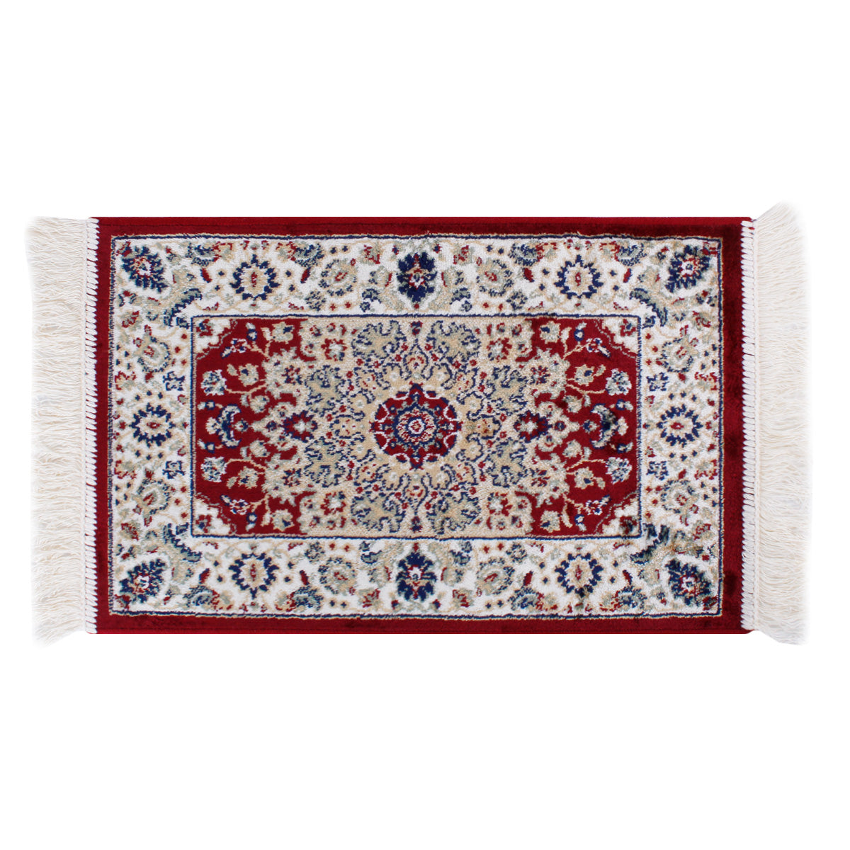 Tappeto Orientale Floreale con Frange