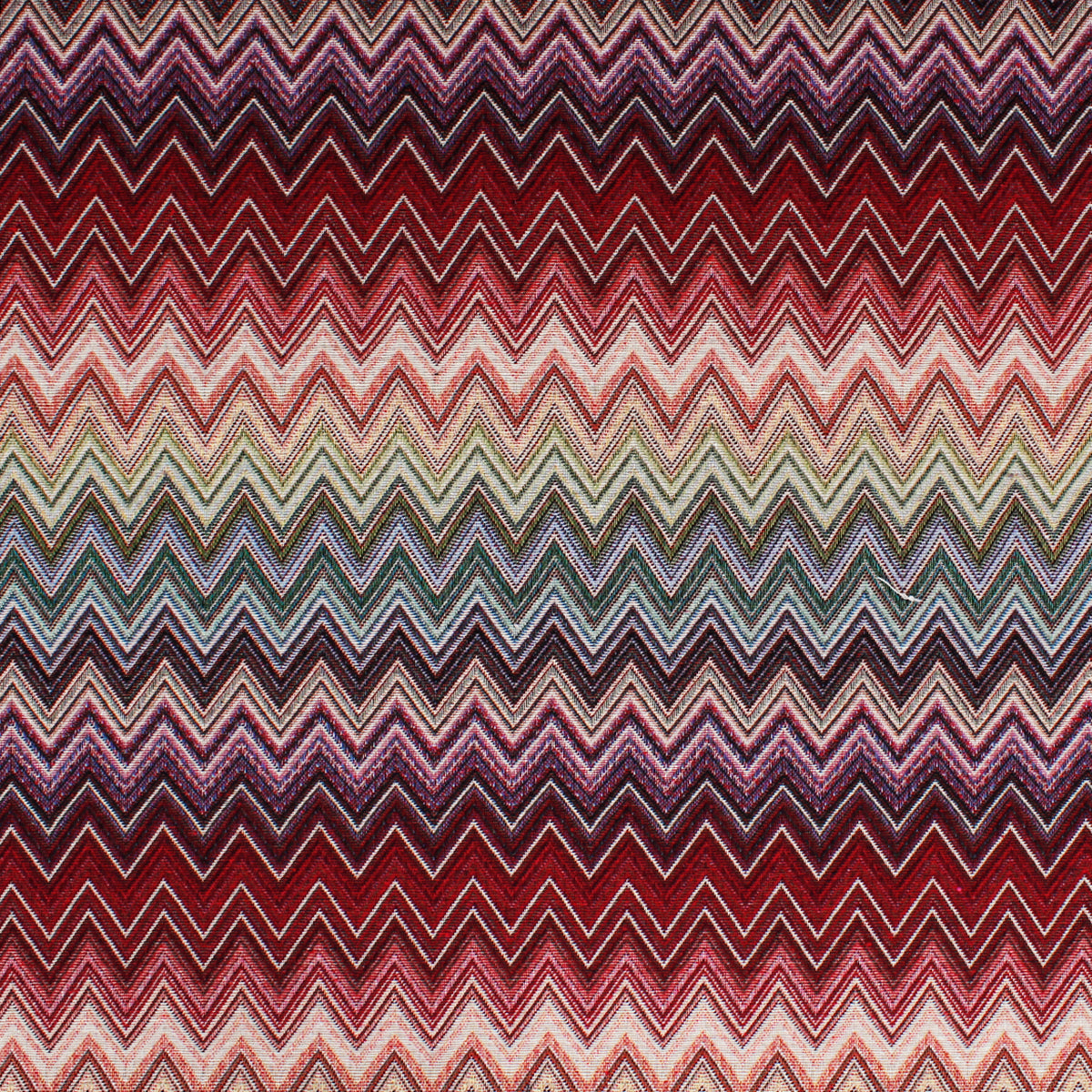 Tessuto gobelin zigzag colorato