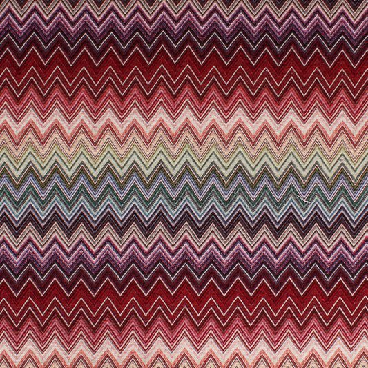 Tessuto gobelin zigzag colorato