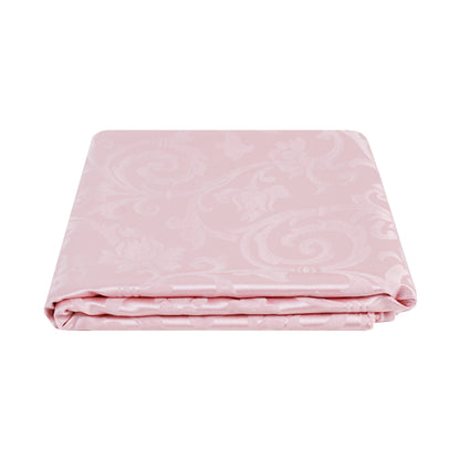 Tessuto raso ghirigori rosa