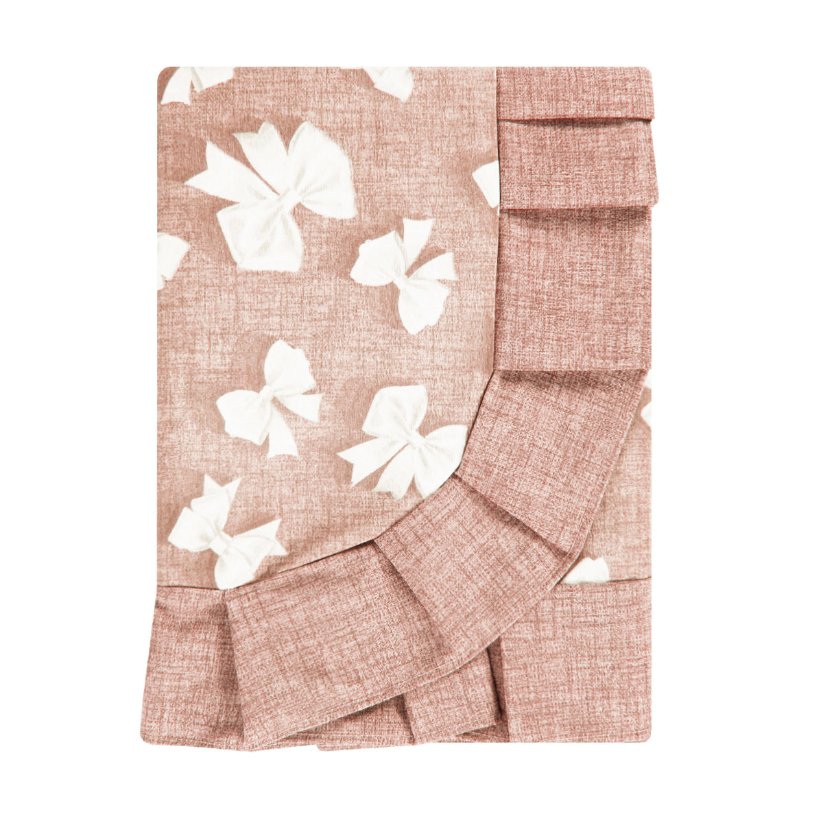 Tovaglia plastificata con riccio fantasia rosa - FIOCCHETTI