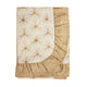 Tovaglia plastificata con riccio fantasia beige - GLITTERATA