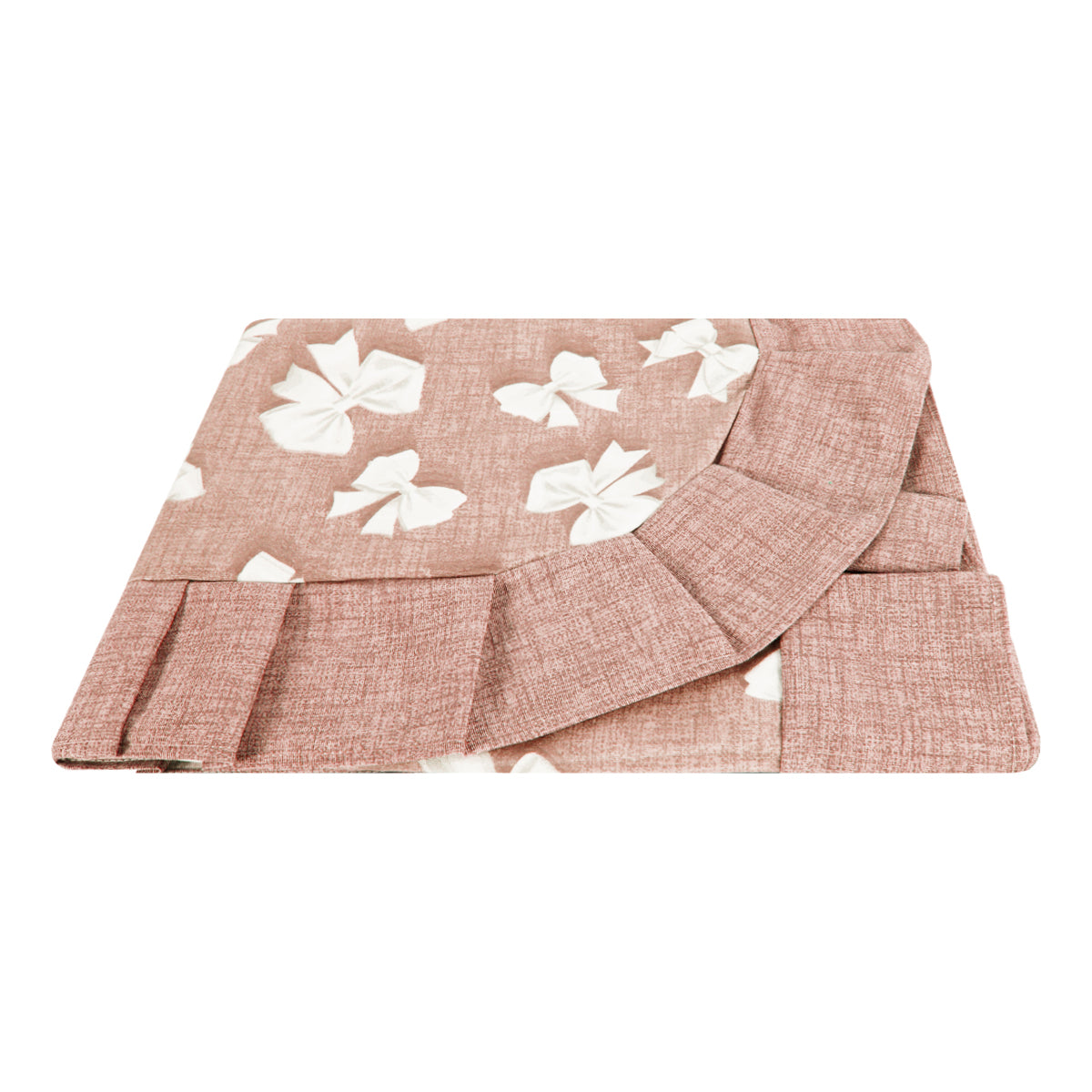 Tovaglia plastificata con riccio fantasia rosa - FIOCCHETTI